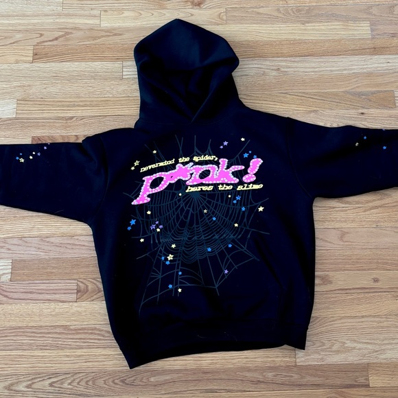 Black Graphic Hoodie